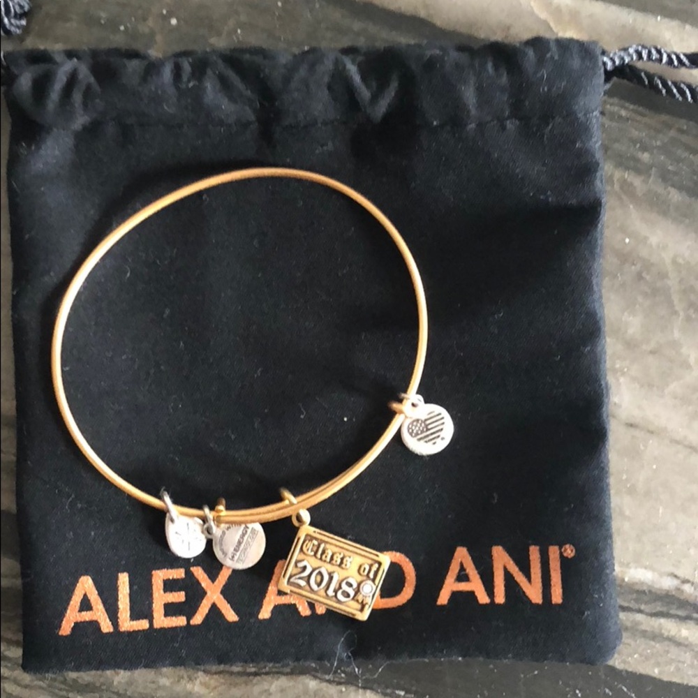 Alex And Ani Gold Class of 2018 Bracelet